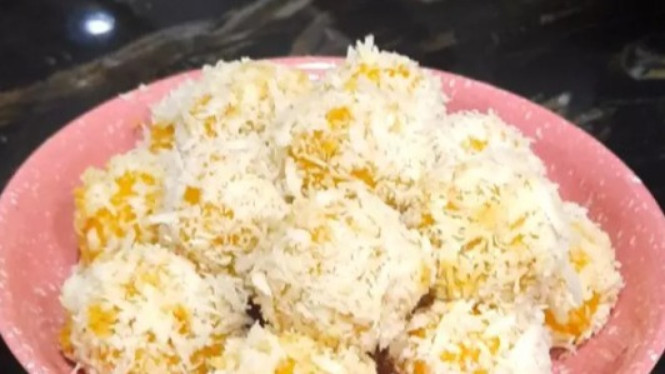 Klepon ubi jalar gula merah, rasanya manis alami