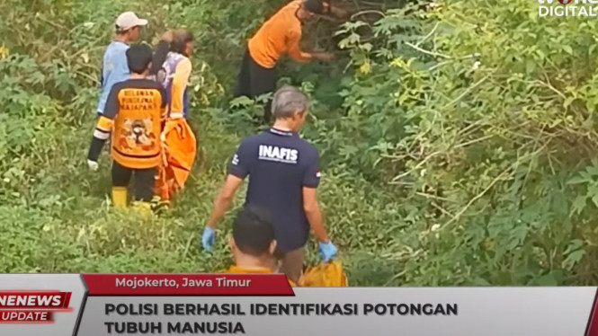 Potongan Tubuh Ditemukan di Mojokerto
