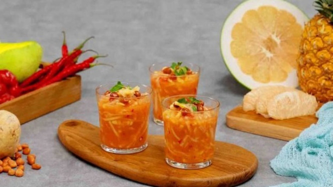 Rujak serut jambu air kaya vitamin untuk ide jualan