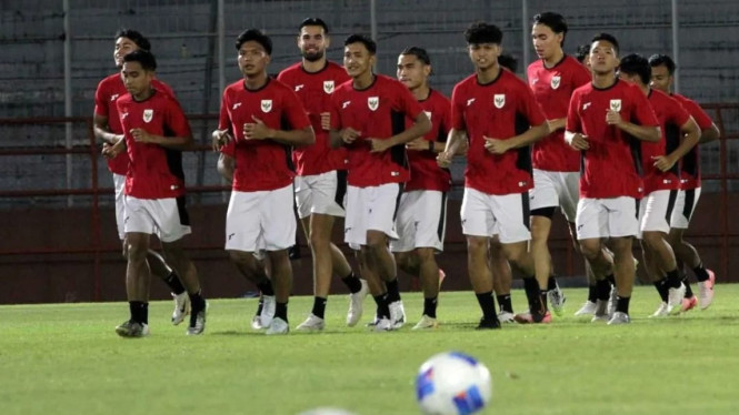 Sesi Latihan Timnas Indonesia U-23