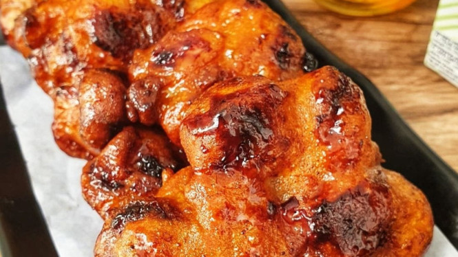 Pisang goreng madu manis dan renyah