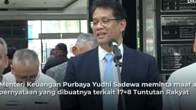 Menteri Keuangan Baru Minta Maaf