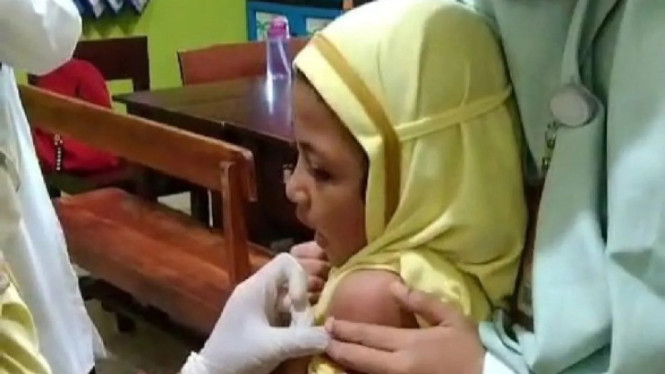 Kegiatan imunisasi campak dan rubella