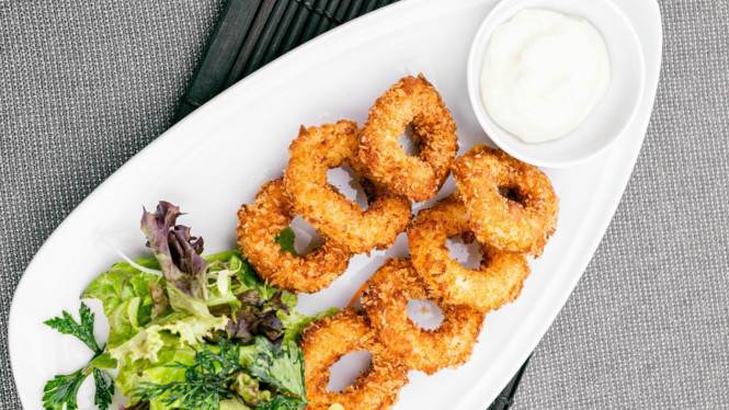 Onion ring ala rumahan.