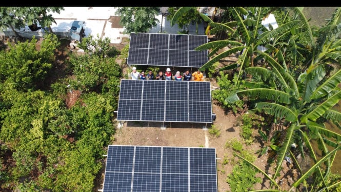 PLTS bantu Desa Energi Berdikari Karawang tingkatkan ekonomi warga
