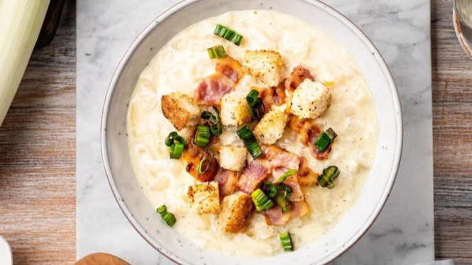 Creamy garlic chicken lezat ala chef devina