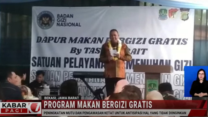 Pemkot Bekasi Resmikan 26 Dapur Gizi Gratis