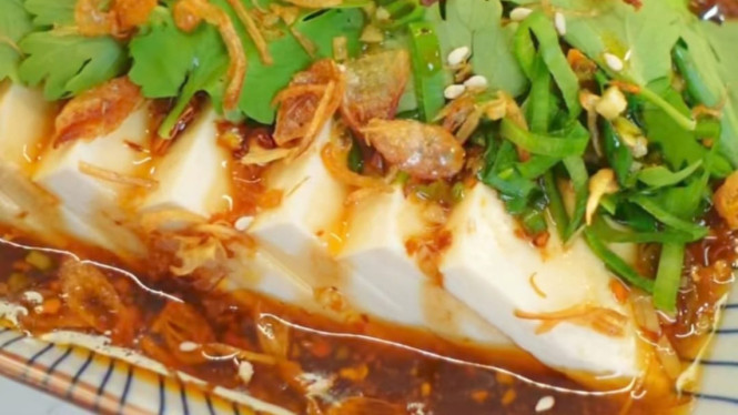 Tahu kukus siram kecap praktis ala chef gio