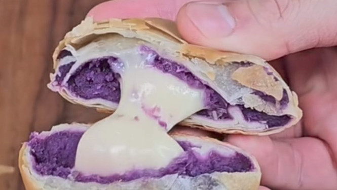 Crispy taro cheese lumer ala chef jerry
