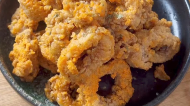 Cheesy calamari camilan krispi ala chef jesselyn