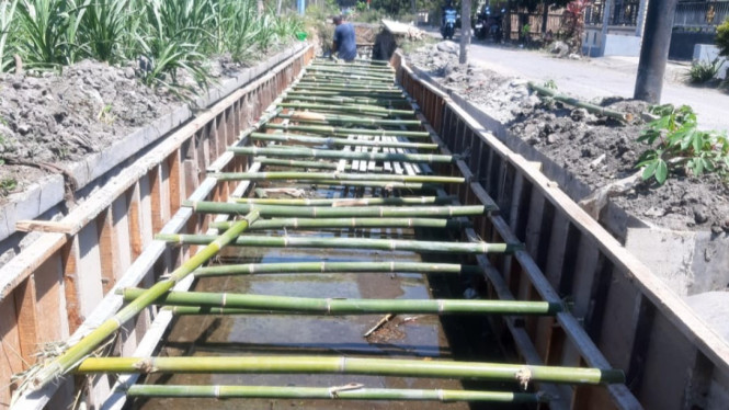 Perbaikan DI Bajulmati di Desa Wonorejo, Banyuputih, Situbondo