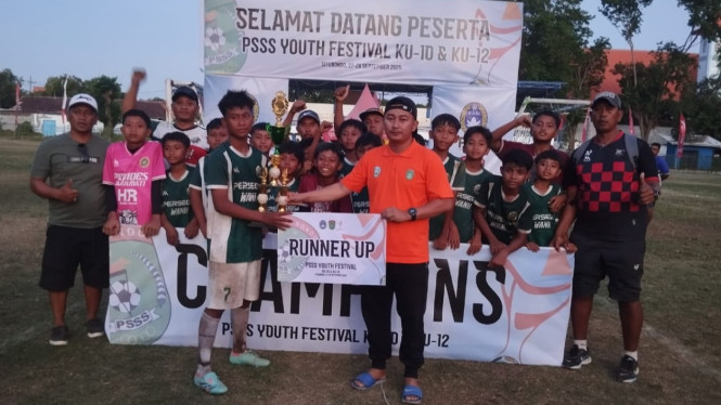 Persega U12 juara Runner up PSSS Youth Festival KU10 & KU12