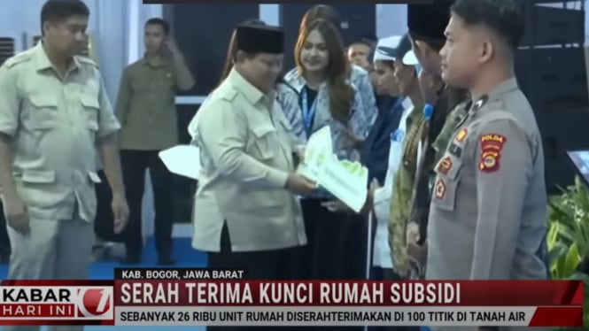 Prabowo Apresiasi Serah Terima 26.000