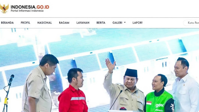Website indonesia.go.id