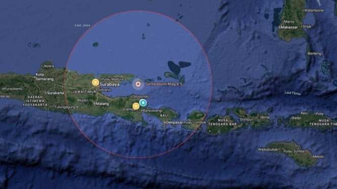 Foto Dampak Gempa M 6,5 Sumenep-Jatim