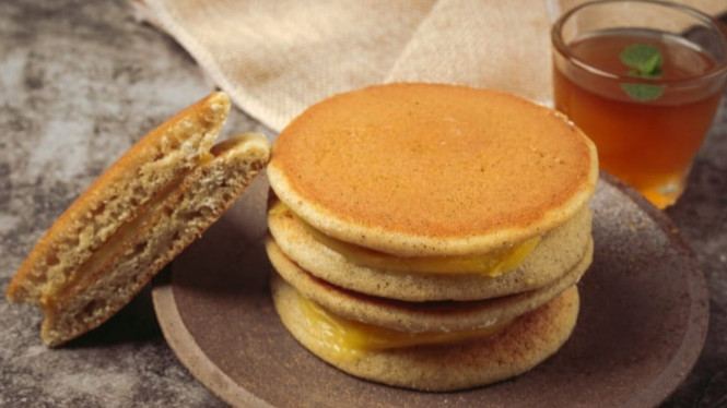 Dorayaki camilan yang sangat lembut dan lezat
