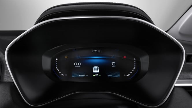Sistem TPMS Tampil di Layar Digital Mobil