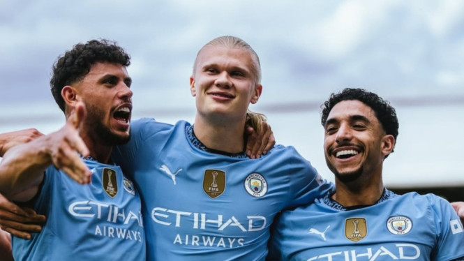 Pemain Manchester City, Matheus Nunes, Haaland, dan Omar Marmoush