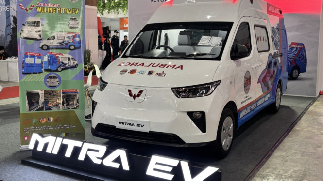 Wuling Mitra EV saat Berpartisipasi dalam Pameran