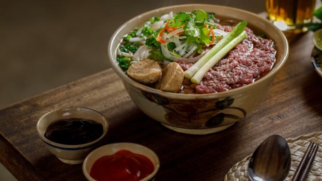 Pho Vietnam sup mie kuah yang segar