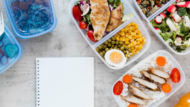 Ide menu nasi kotak bandeng dengan makanan lain