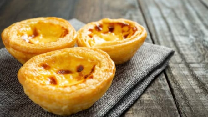 Pie susu camilan lembut dan creamy