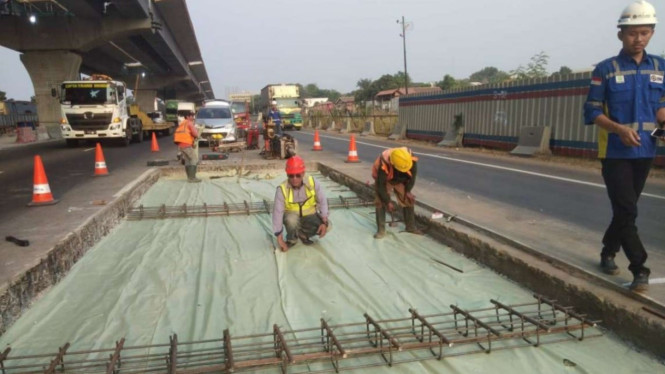 Jasamarga rekonstruksi lima titik di tol jakarta–cikampek