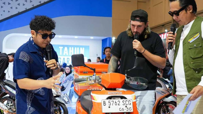 Influencer @lagislao_9 dalam acara Knalpodcast Modiftalk