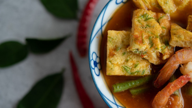 Tempe gembus asam manis dengan bahan enak lainnya