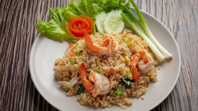 Nasi goreng seafood gurih dan lezat