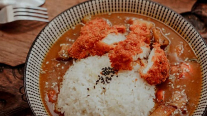 Chicken katsu curry lezat mudah dibuat