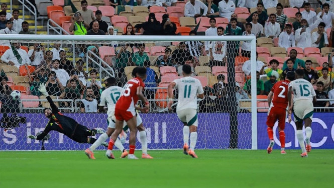 Momen timnas Indonesia dapat penalti versus Arab Saudi
