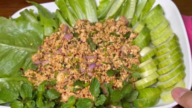 resep larb foto dari ceceromed kitchen