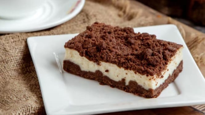 Brownie tiramisu dessert lezat dan lembut