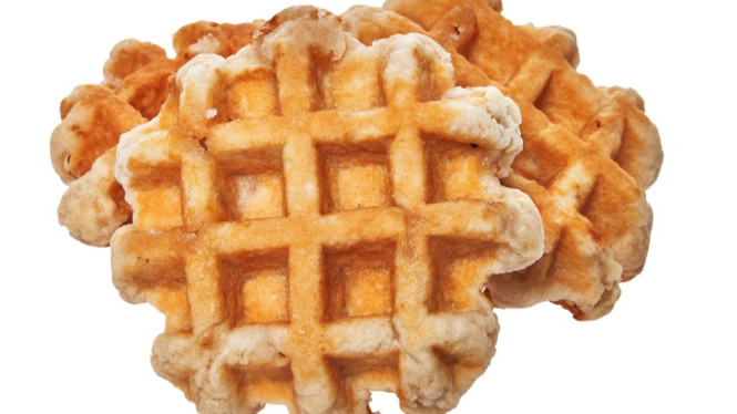 Ilustrasi waffle kopi yang manis dan bikin ketagihan