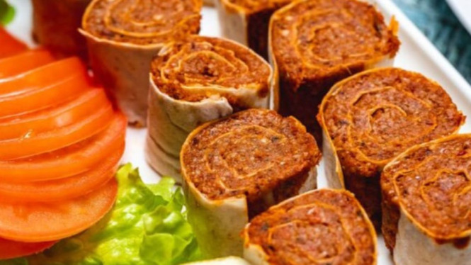 Hidangan lezat rolade ayam