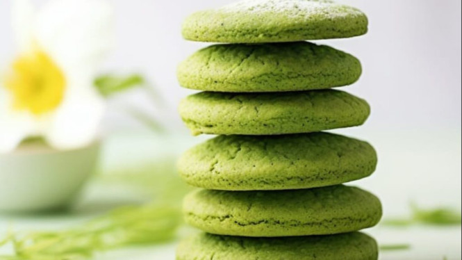 Camilan lezat mochi matcha cookies