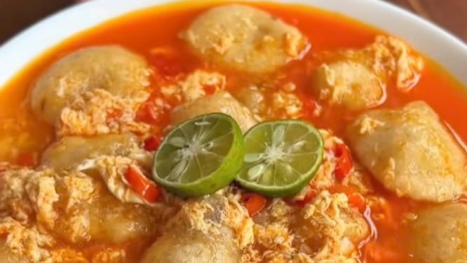 Cireng kuah pedas mudah dibuat