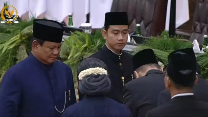 Presiden Prabowo Subianto dan Wakil Presiden Gibran Rakabuming Raka
