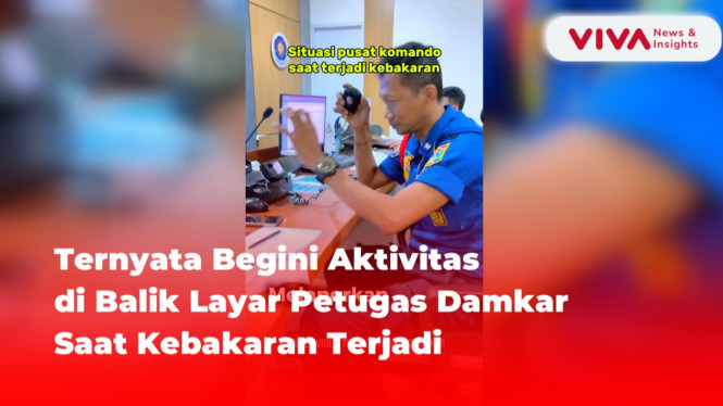 Begini Aktivitas Petugas Damkar di Balik Layar