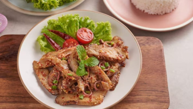 Hidangan lezat chicken bulgogi