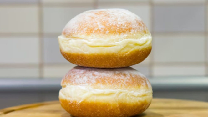 Camilan lezat donat labu kuning