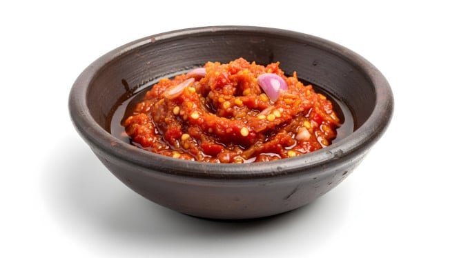Sambal bawang pedas siap santap