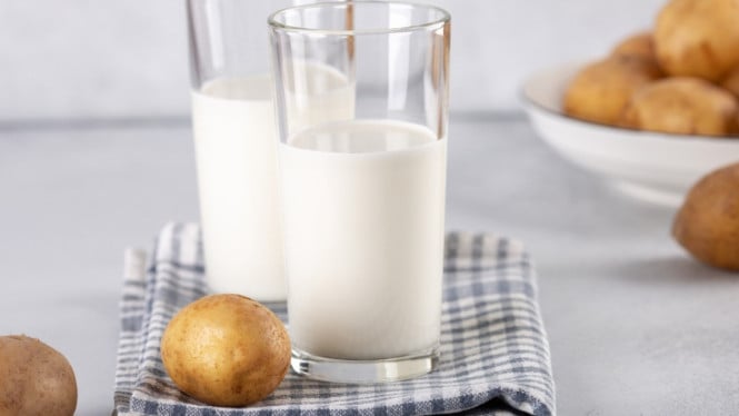 Susu kentang rendah lemak untuk program diet