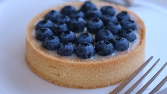 Dessert lezat blueberry tart