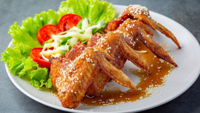 Ayam madu hidangan favorit keluarga