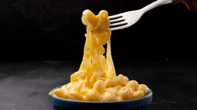 Creamy mac and cheese hidangan lezat