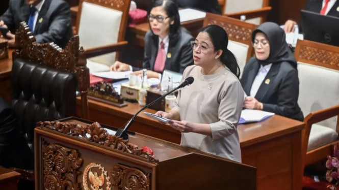 Ketua DPR Puan Maharani pidato Rapat Paripurna