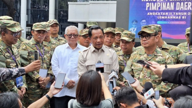 Tito Karnavian beri keterangan pers usai buka KPPD II Lemhannas