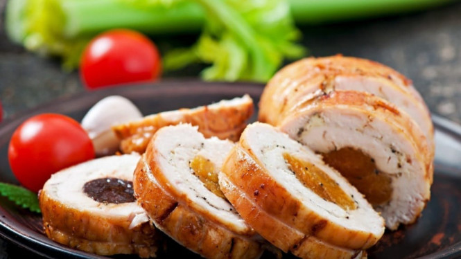 Menu bekal simple rolade ayam